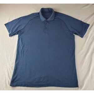 Lululemon Metal Vent Tech Shirt Men M Performance Short Sleeve Polo Casual